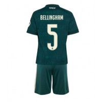 Stroje piłkarskie Real Madrid Jude Bellingham #5 Koszulka Wyjazdowej dla dzieci 2026-27 Krótki Rękaw (+ szorty)